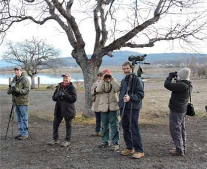 Birders at Agate Lake